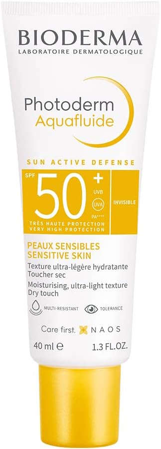 Bioderma Photoderm Aquafluide SPF 50+ Daily Face Sunscreen for Sensitive Skin 40ml Greenwize