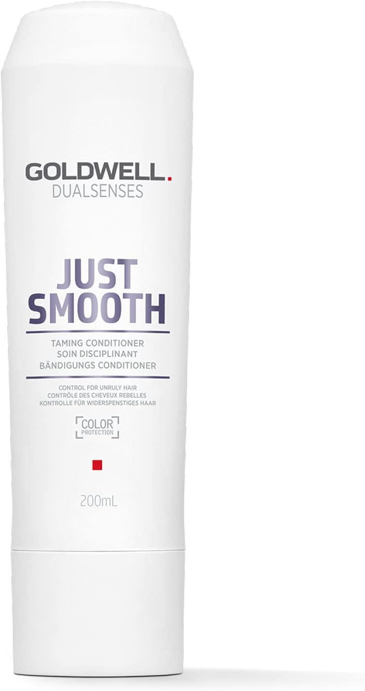 Goldwell Dualsenses Just Smooth Taming Conditioner for Unruly Hair, Frizz Control, 200ml Goldwell