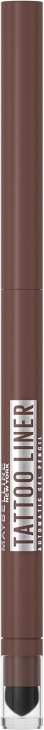 Maybelline Tattoo Liner Smokey Gel Pencil Eye Liner, Long Lasting, Fade-Proof & Waterproof Formula 40 Smokey Brown Greenwize