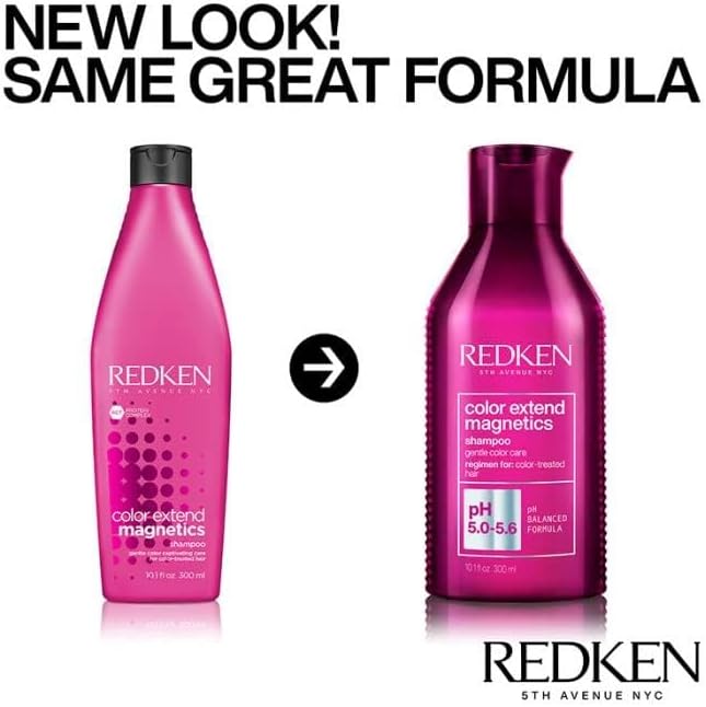 Redken Color Extend Magnetics Shampoo 300ml & Conditioner 300ml Duo Greenwize