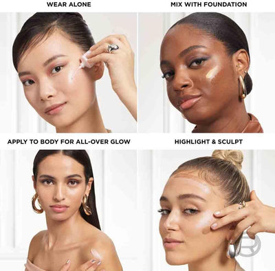 L'Oréal Paris Lumi Glotion, Glow Enhancer, 24h Hydration with Shea Butter & Glycerin, Illuminating Liquid Face Makeup for a Brighter Complexion, Shade 903: Medium Glow, 40ml Greenwize