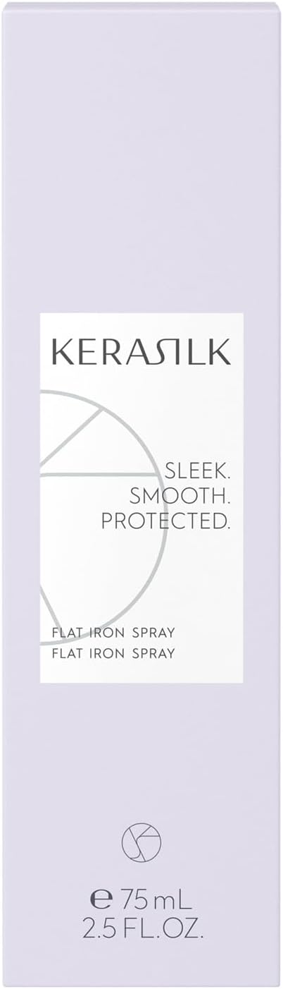 Kerasilk Flat Iron Spray, For All Hair Types, Heat Protection & Smooth Finish, Vegan, 75ml Goldwell