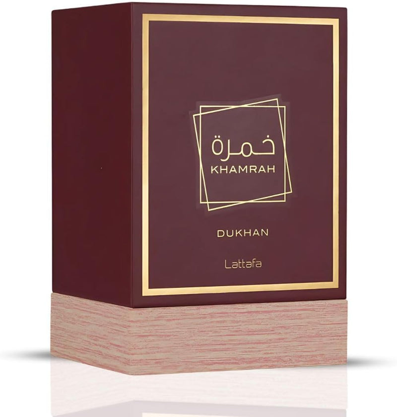 Lattafa Khamrah Dukhan EDP Perfume 100ml- Unisex Perfume - Smoky Spicy Pimento Lattafa
