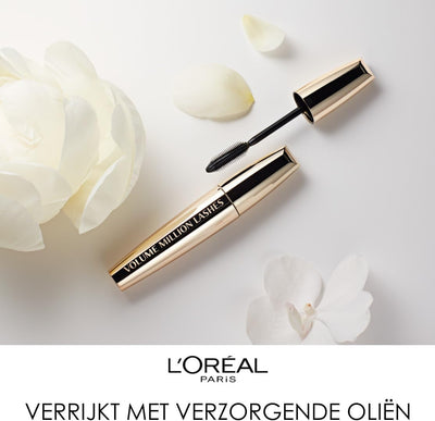 L'Oreal Paris Volume Million Lashes Mascara, Gives Lashes Intense, Defined Volume with No Clumps, Brown, 9 ml (Pack of 1) Greenwize