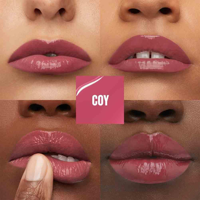 Maybelline Liquid Lipstick, Super Stay Vinyl Ink Liquid Lip Colour, Smudge-free Makeup, Long Lasting up to 16h, Shine Finish, No Budge, Vegan Formula, Maybelline New York, Shade: 20 Coy Greenwize