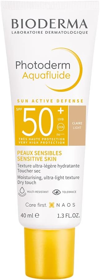 Bioderma Photoderm Aquafluide Light SPF 50+ Tinted Moisturiser and  40ml Bioderma