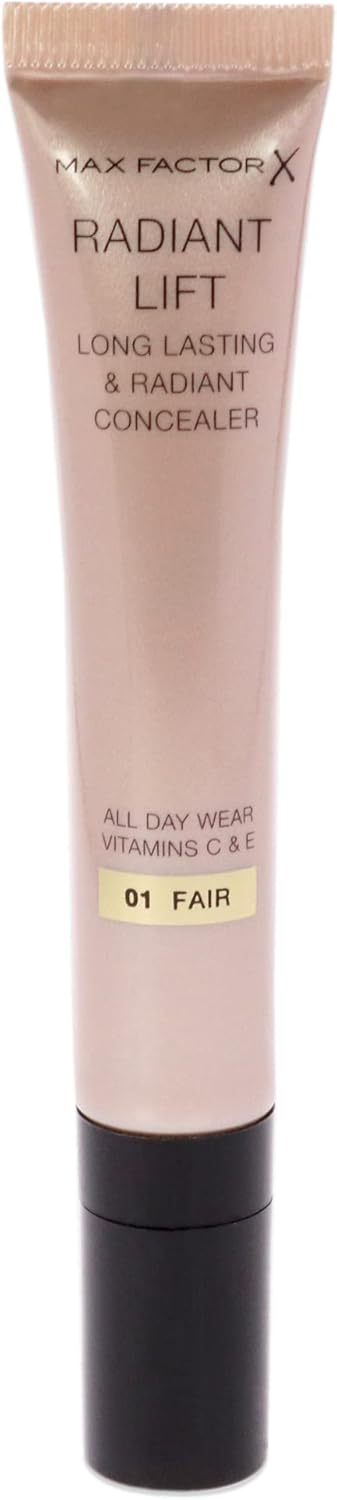 Max Factor Radiant Lift Hydrating and Brightening Concealer, Vitamins C and E, Fair, 7ml Greenwize