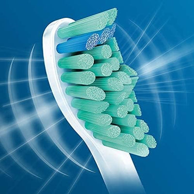 Philips Genuine Sonicare Pro Results Brush Heads, White, Pack of 4 - HX6014/07 Greenwize
