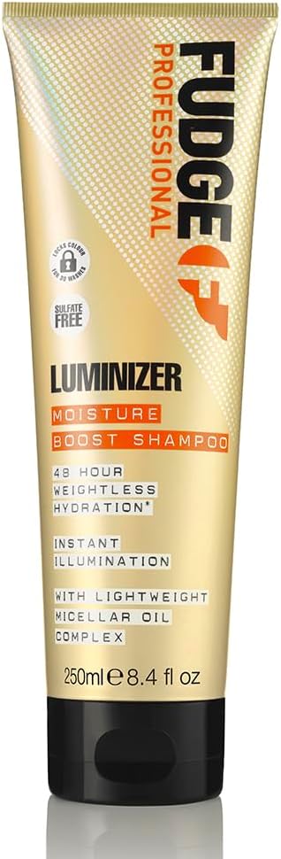 Fudge Professional Luminizer Moisture Boost Shampoo, Locks in Colour, Instant Shine, 48 Hour Hydration, Sulfate Free, 250 ml Greenwize