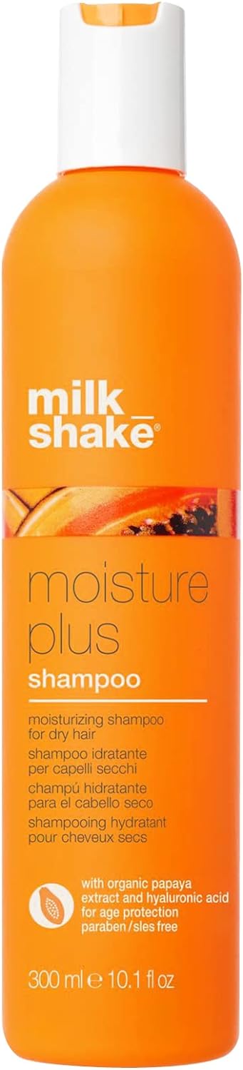 milk_shake Moisture Plus Shampoo with Papaya for Dry Hair 300 ml (Pack of 2) Milkshake