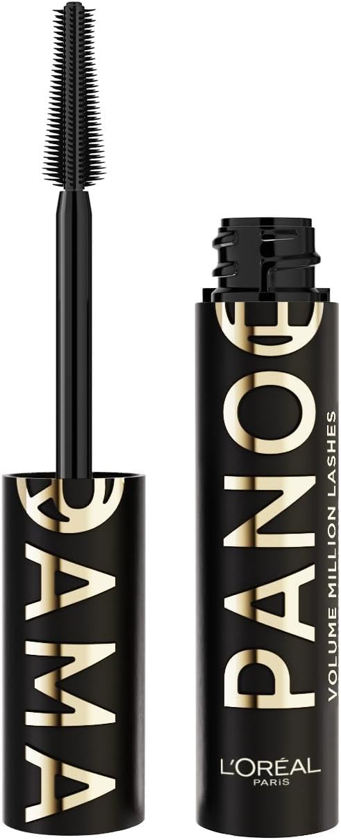 L'Oréal Paris Mascara, Up to 24 Hour Wear, No Clumping, For Fanned Out Lashes, Panoramic Volume, Panorama All Night, Black Maybelline New York