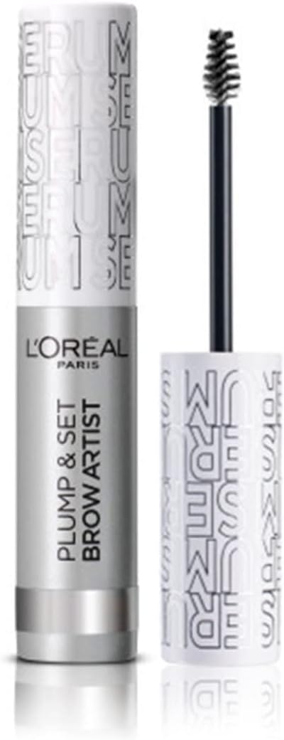 L'Oréal Paris Volumising Brow Mascara, Longwear Brow Gel for Fuller Looking Eyebrows, Up To 24 Hours Wear, Water Resistant, Infallible Brows, 4.9 ml, Shade: Transparent L'Oreal Paris