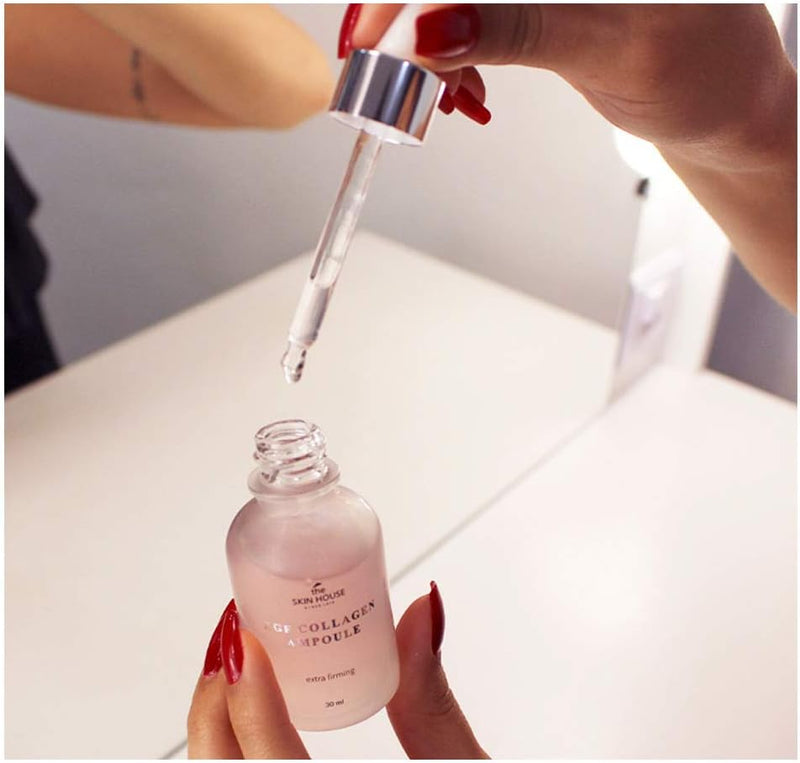 THE SKIN HOUSE since 1979 Egf Collagen Ampoule (1.01 Liquid Ounces / 30 Ml), Anti-Wrinkle And Extended Wrinkle Care Ampoule For Firming And Anti-Aging Greenwize