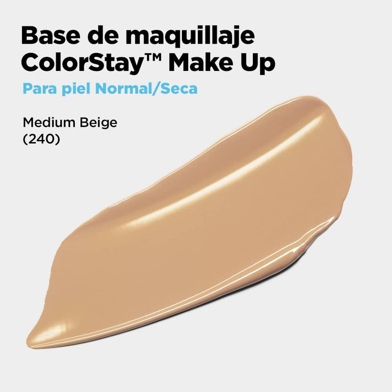 Revlon Colorstay Foundation for Normal/Dry Skin, Medium Beige Greenwize