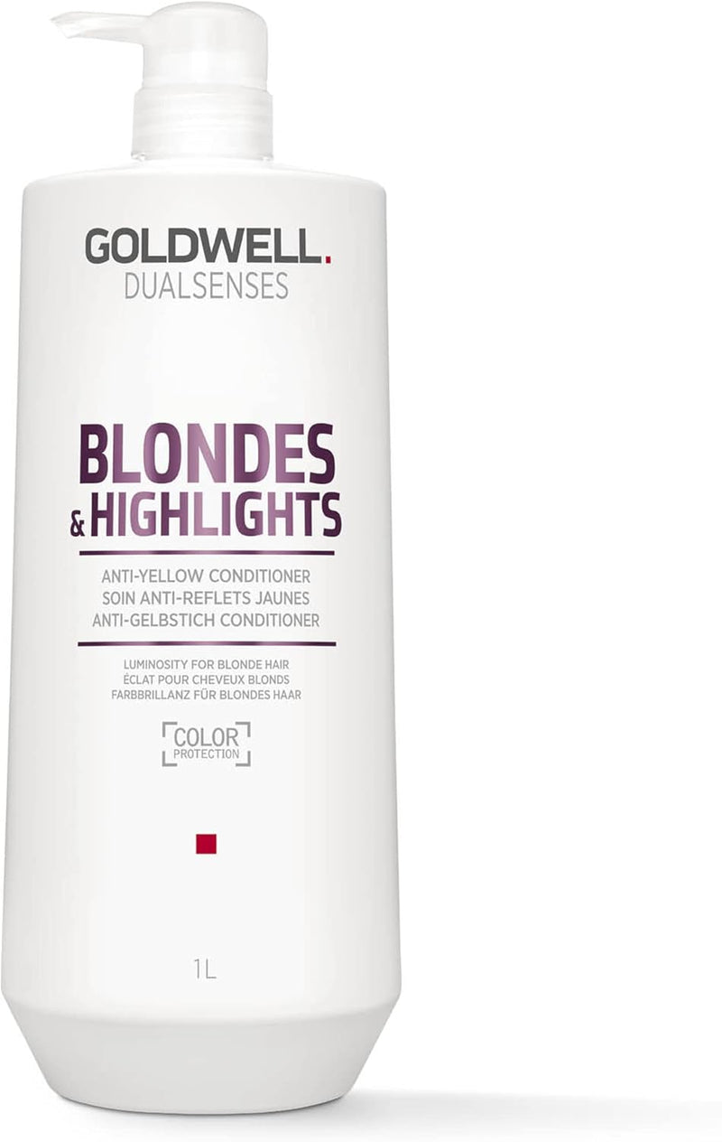 Goldwell Dualsenses Blondes & Highlights Anti-Yellow Conditioner, 1 Litre Goldwell