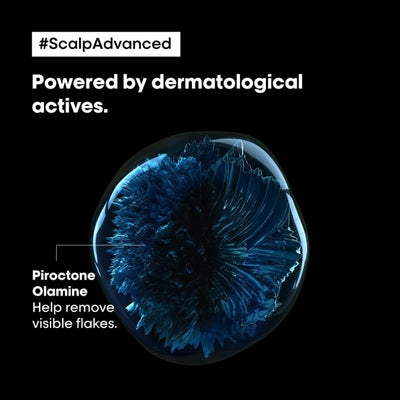 L'Oréal Professionnel Scalp Advanced Anti-Dandruff Dermo-Clarifier Shampoo, For Dry and Oily Scalps, Serie Expert, 300ml Greenwize