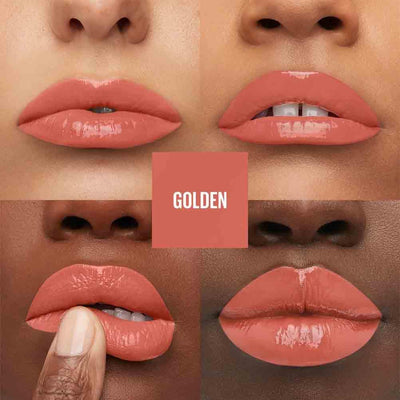 Maybelline New York Lip Colour, Smudge-free, Long Lasting up to 16h, Liquid Lipstick, Shine Finish, SuperStay Vinyl Ink, 105 Golden Maybelline