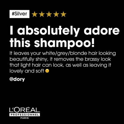 L’Oréal Professionnel | Light Blond Shampoo, For Grey, White ore Hair, Serie Expert Silver L'Oréal Professionnel Paris