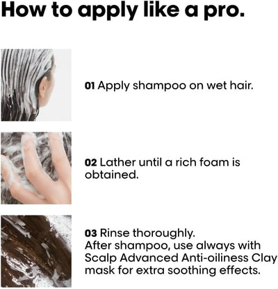 L'Oréal Professionnel Scalp Advanced Anti-Oiliness Dermo-Purifier Shampoo, For Oily, Greasy Hair, Serie Expert, 300ml L'Oréal Professionnel Paris