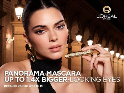 L'Oreal Paris Volumising Mascara, For Intense Volume and a Fanned Out Effect, 1.4x Bigger Looking Eyes, Clump-free Formula, Suitable for Sensitive Eyes, Volume Million Lashes Panorama L'Oreal Paris