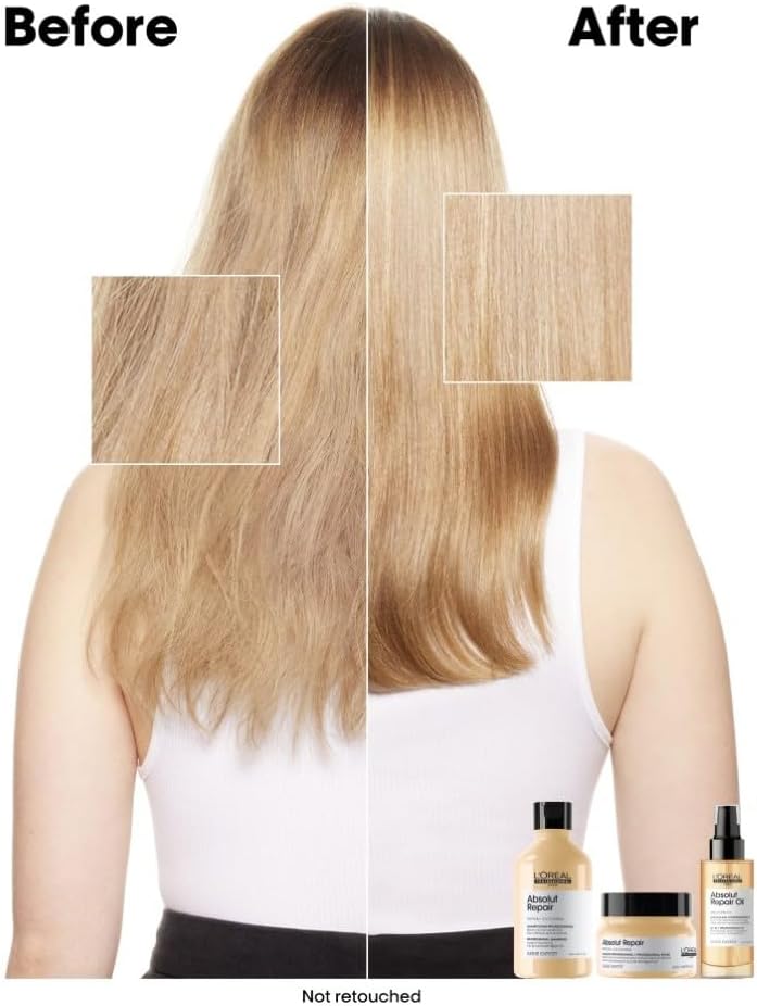 L’Oréal Professionnel Absolut Repair Hydrating Shampoo, For Dry hair, intense softness & shine, moisturising & nourishing Greenwize