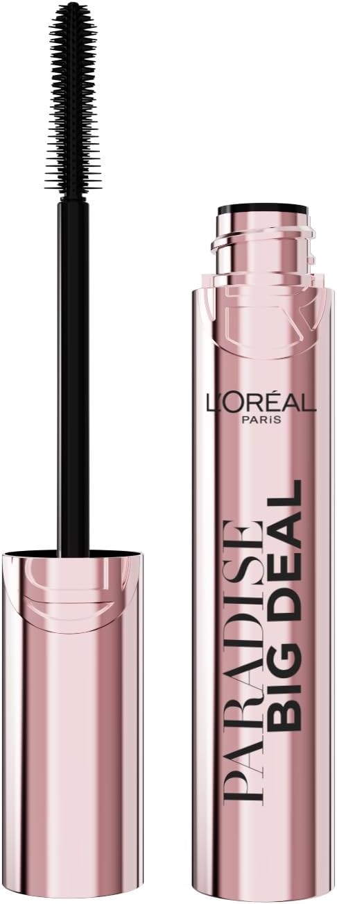 L'Oréal Paris Washable Mascara, Lengthening & Volumising, For Buildable Lash Impact, No Clumping, Paradise Big Deal, Black L'Oreal Paris