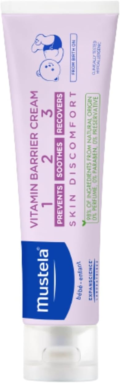 Mustela Vitamin Barrier 1 2 3 Cream 100ml Mustela