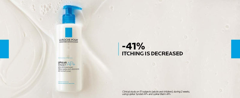 La Roche-Posay Lipikar Syndet AP+ Soothing Cream Wash For Eczema And Atopic Skin 400ml La Roche-Posay