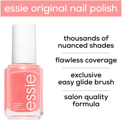 essie Original Nail Polish, 74 tart deco, Coral Nail Polish, 13.5 ml Essie