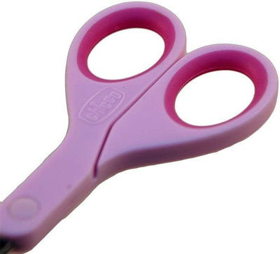 Chicco Baby Nail Scissors with Protective Cap – Pink Chicco