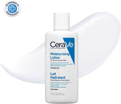 CeraVe Travel Size Moisturising Lotion for Dry Skin 88ml (Pack of 10) CeraVe