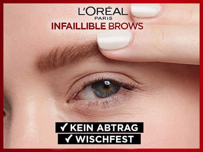 L'Oréal Paris Unbelieva Brow Micro Tatouage 109 Ebony Smudge Resistant Felt Pen with Trident Tip Up to 24H Hold Microblading Effect Greenwize