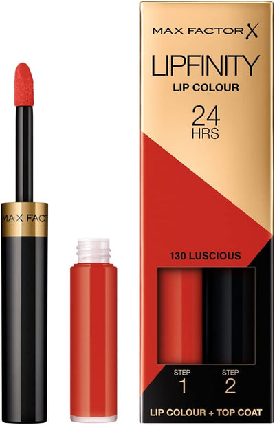 Max Factor Lipfinity 2 - step Long Lasting Lipstick - 130 Luscious, 2.3 ml + 1.9 g Max Factor