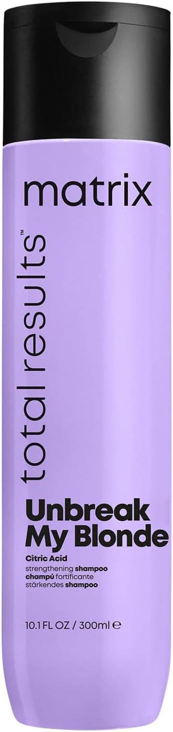 Matrix Hair Strengthening Shampoo, For Pre-Lightened or Bleached Blondes, Unbreak My Blonde Greenwize