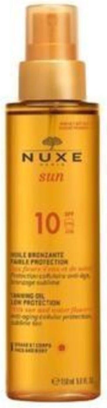Sun by Nuxe Tanning Oil for Face & Body SPF10 150ml Greenwize