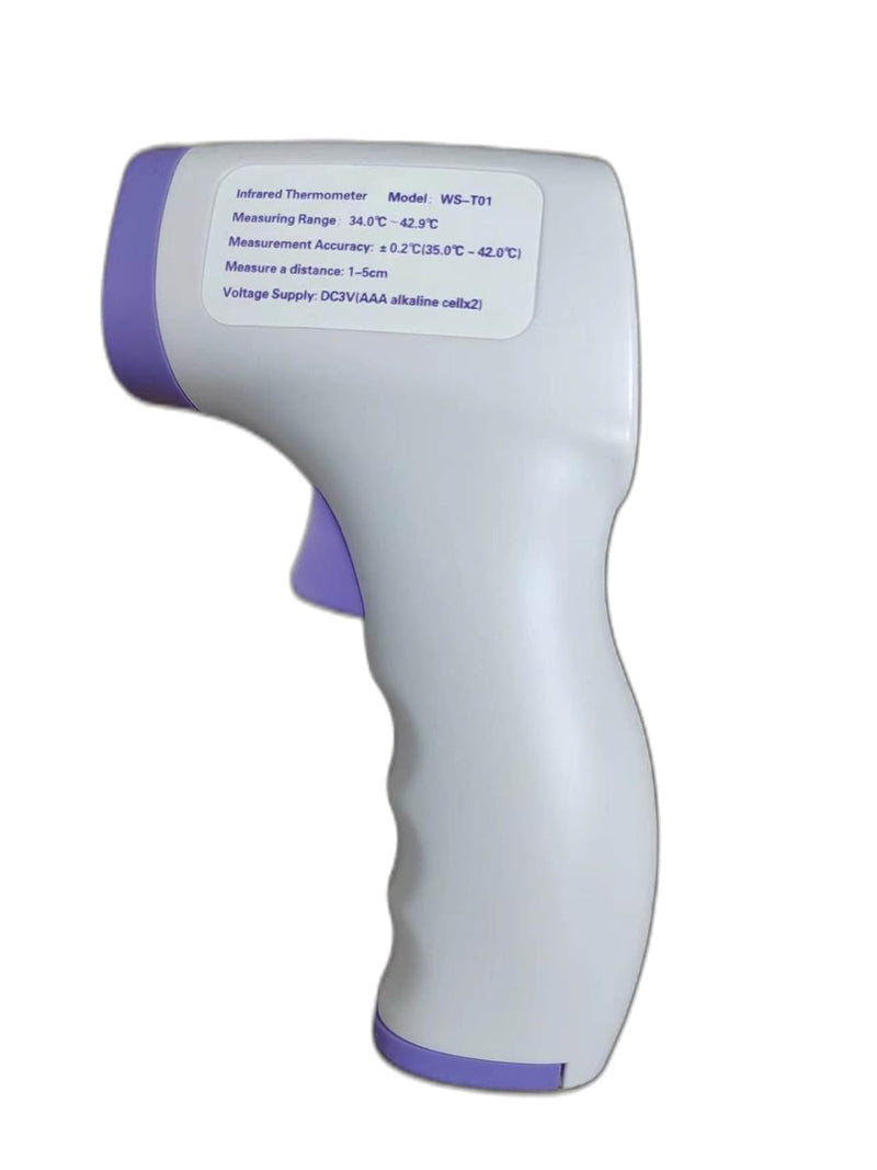 Greenwize Non-Contact Forehead Infrared Thermometer PPC06, No Touch IR Temperature Measurement with LCD Display, Thermal Heat Detect Sensor and Fast Reading System, Portable, For Home and Medical Use Greenwize
