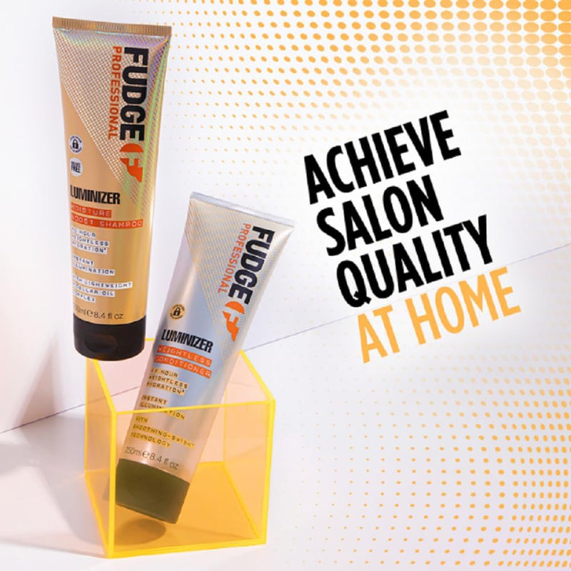Fudge Professional Luminizer Conditioner, 85 Percent Stronger Hair, for Frizzy Hair, Illuminating and Smoothing, 250 ml Greenwize