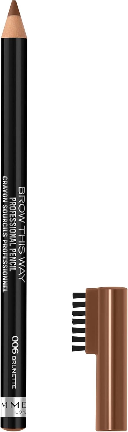 Rimmel London Brow This Way Pencil, 006 Brunette, 1.4g Greenwize