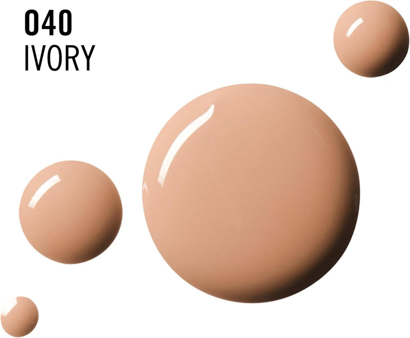 Rimmel Multi-Tasker Wake Me Up Foundation & Concealer 040 Ivory, Depuffs & Brightens Dark Circles, Metallic Cooling Applicator, Caffeine & Victamin C, 2% Niacinamide, Vegan, Cruelty free Rimmel