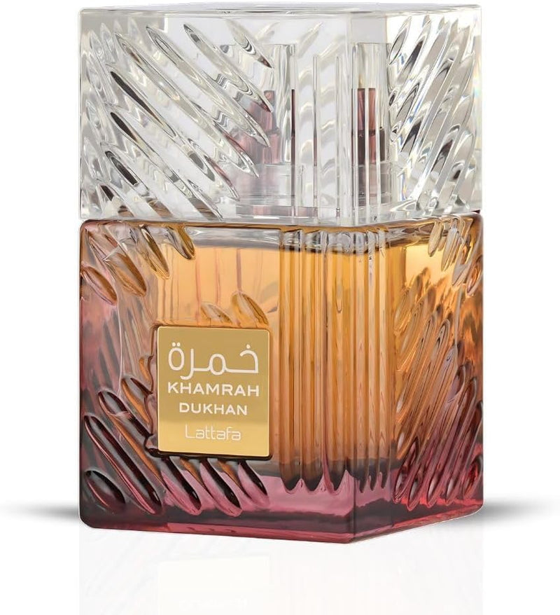 Lattafa Khamrah Dukhan EDP Perfume 100ml- Unisex Perfume - Smoky Spicy Pimento Lattafa