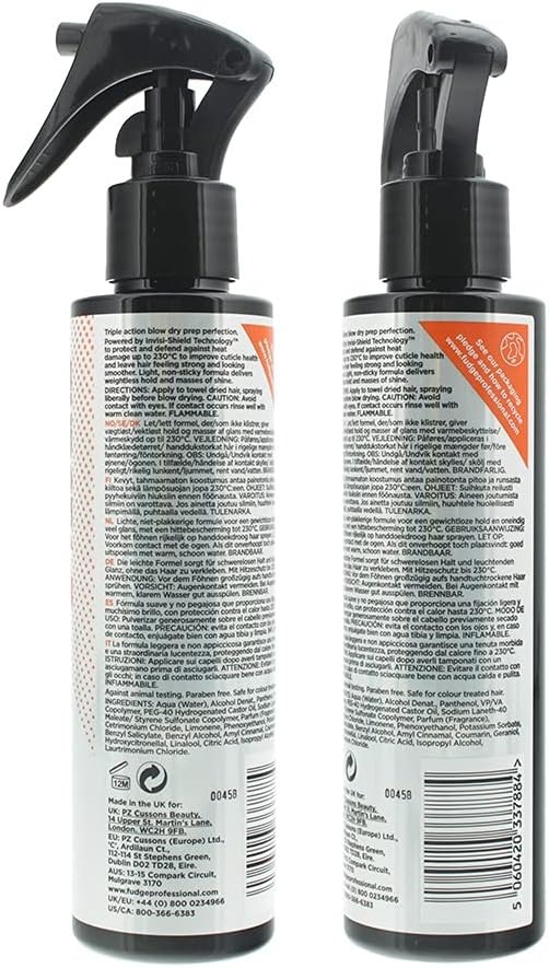 Fudge Professional Blow-Dry Heat Protection Primer, 150 ml Greenwize