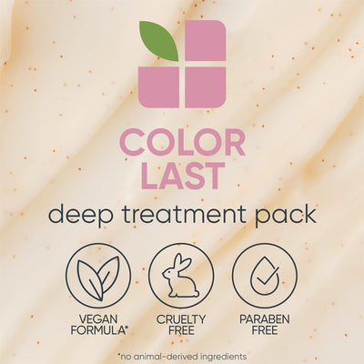 Biolage Professional Color Last Deep Treatment Mask for Coloured Hair, Infused With Orchid Flower Extract that Leaves Hair Colour Vibrant and Shiny, 100ml Greenwize