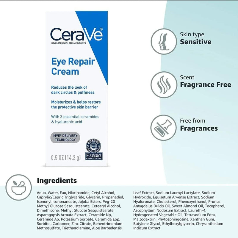 CERAVE restorative eye liner cream 14 ml Greenwize
