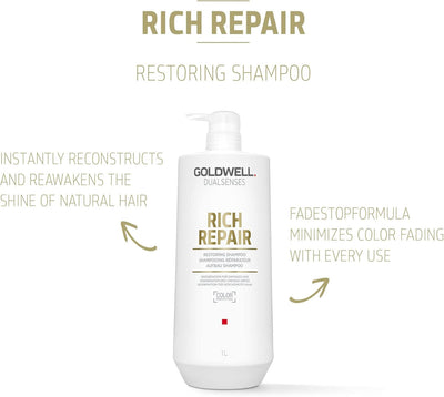 Goldwell Dualsenses Rich Repair Restoring Shampoo 1 Litre Goldwell