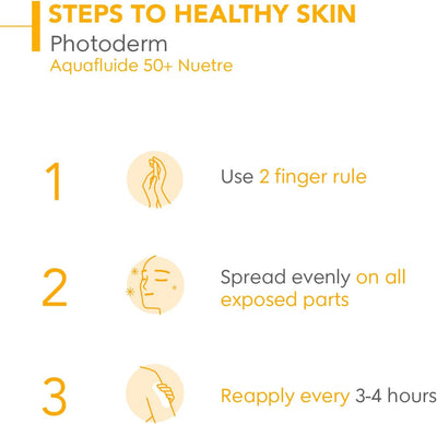 Bioderma Photoderm Aquafluide SPF 50+ Daily Face Sunscreen for Sensitive Skin 40ml Greenwize