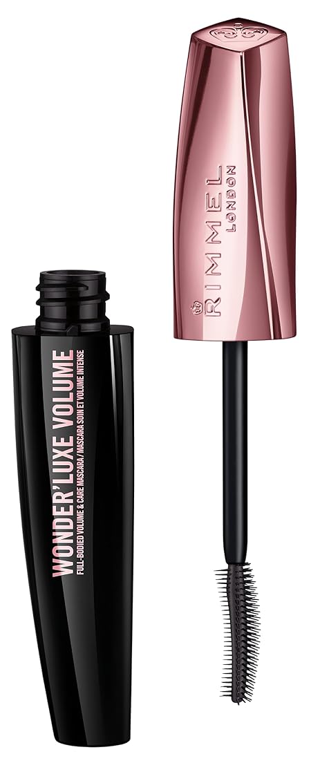 Rimmel London Wonder'Luxe Volume Mascara - Instant Volume - No Packaging - 003 Extreme Black - 11ml Rimmel