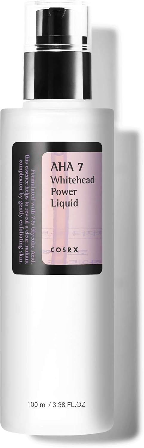 COSRX AHA 7 Whitehead Power Liquid 3.38 fl.oz / 100ml | Glycolic acid 7% Dark Spot Remover | Korean Skin Care, Animal Testing Free, Paraben Free COSRX Store