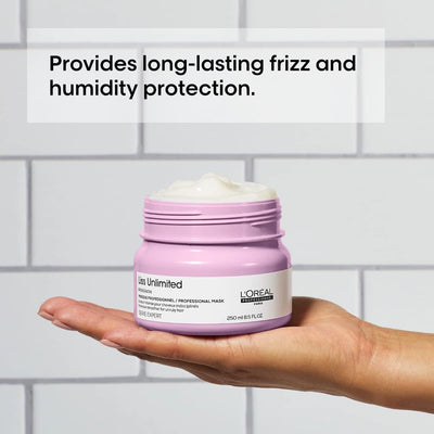 L’Oréal Professionnel Mask, For Rebellious and Frizzy Hair, Serie Expert Liss Unlimited, 250 ml Greenwize