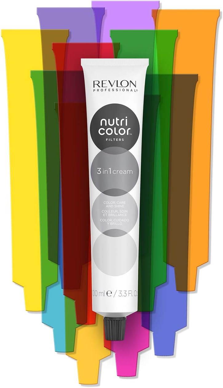 REVLON PROFESSIONAL Nutri Color Filters, Semi-Permanent Toning Hair Color, 821 Silver Beige, 240 ml REVLON PROFESSIONAL
