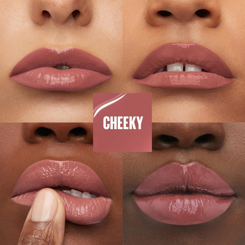 Maybelline Liquid Lipstick, Super Stay Vinyl Ink Liquid Lip Colour, Smudge-free Makeup, Long Lasting up to 16h, Shine Finish, No Budge, Vegan Formula, Maybelline New York, Shade: 35 Cheeky Greenwize